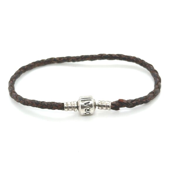 Pandora Brown Cord Bracelet - Picture 1 of 3